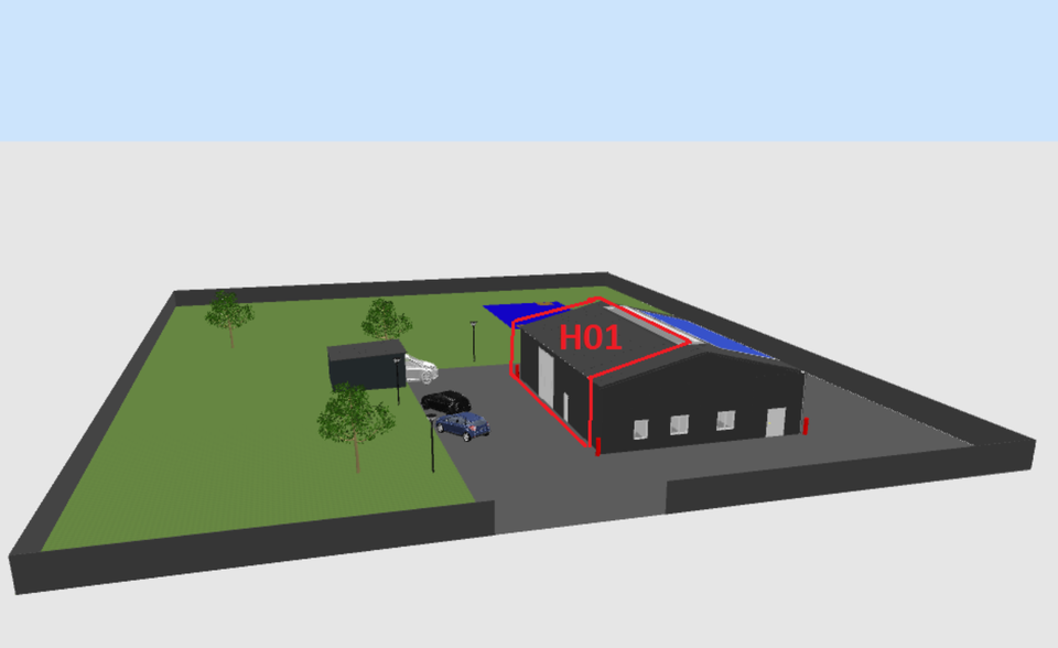 Vermiete Lagerhalle Gewerbehalle Werkstatt Garage Hochregal zimmer