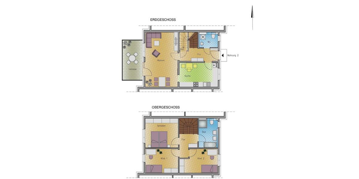 Reihenhaus Bennewitz - 4 Zimmer, 120 m&sup2;, 1.299&euro; | Angebot:24015471