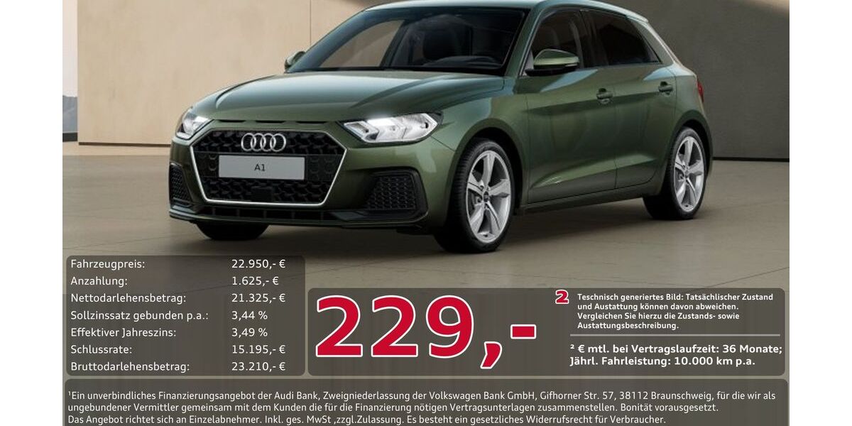Audi A1 10.684 km 22.950 &euro; Ingolstadt 85057
