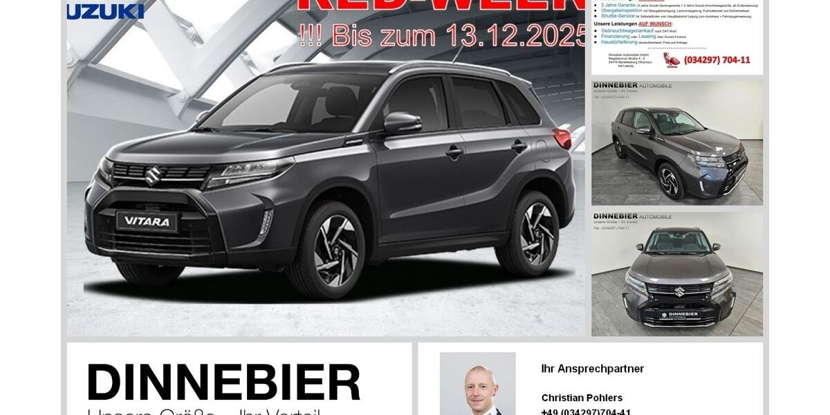 Suzuki Vitara 2.900 km 23.690 € Markkleeberg 04416