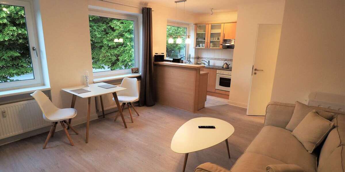 Etagenwohnung Hamburg Groß Borstel - 2 Zimmer, 40 m&sup2;, 890&euro; | Angebot:26863662