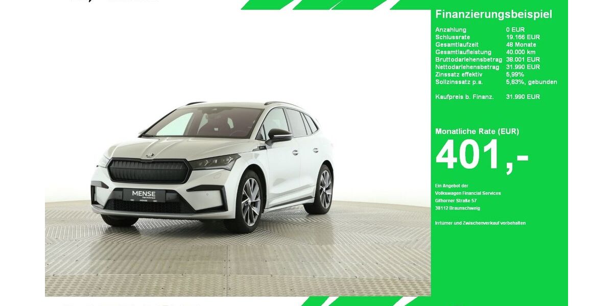 Skoda Enyaq 90.242 km 30.955 &euro; Oelde (Stromberg) 59302