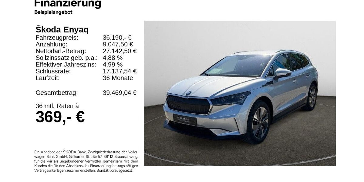 Skoda Enyaq 40.607 km 35.890 &euro; Hildesheim 31137
