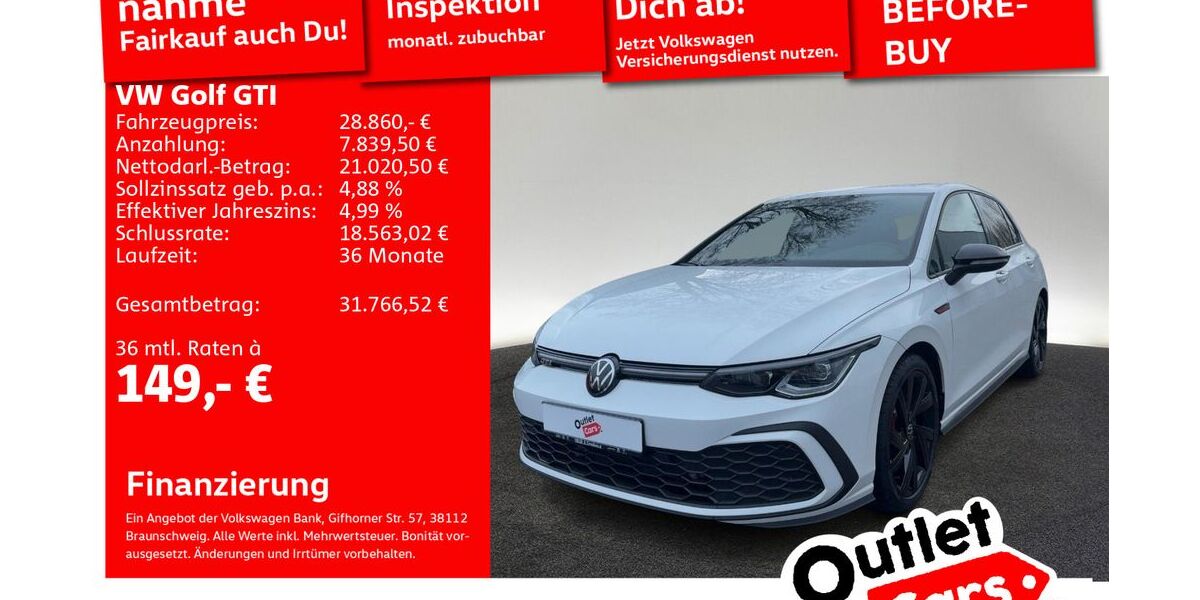 VW Golf 28.892 km 28.290 &euro; Senden 89250