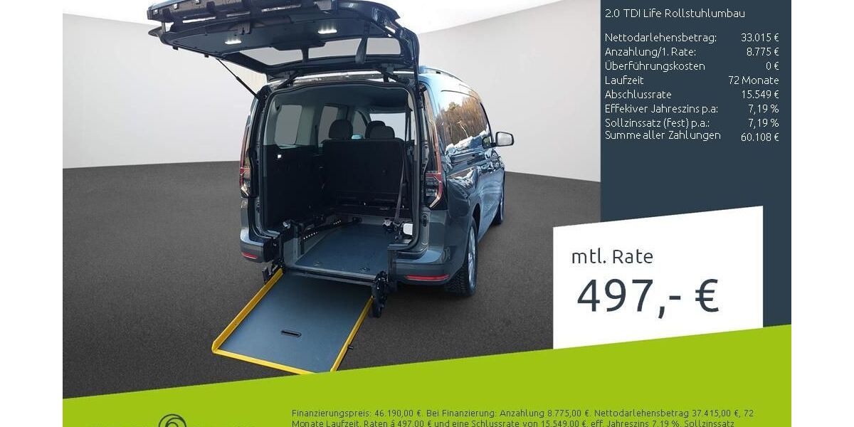 VW Caddy Maxi 10.000 km 41.790 &euro; Borken 46325