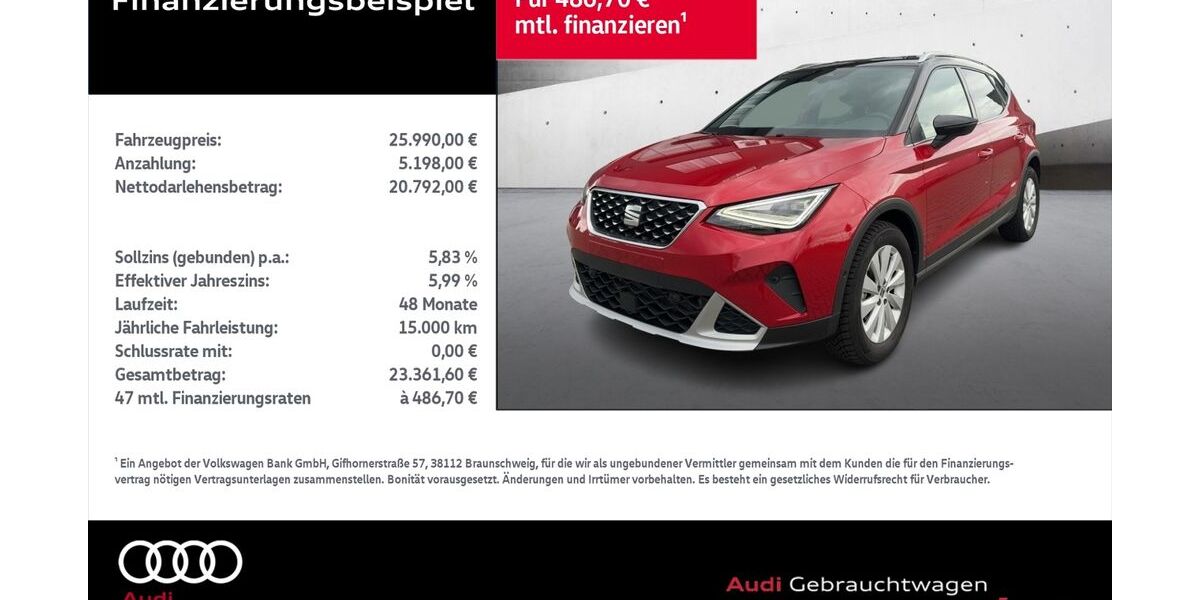 Seat Arona 14.094 km 25.990 &euro; Rostock 18059