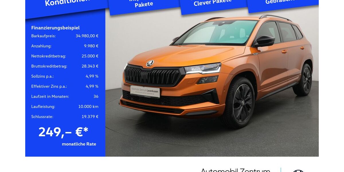 Skoda Karoq 28.706 km 34.980 &euro; Leverkusen 51379