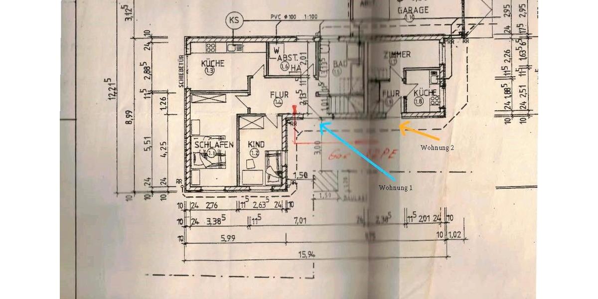 Etagenwohnung Laboe - 4 Zimmer, 110 m&sup2;, 1.210&euro; | Angebot:26195170