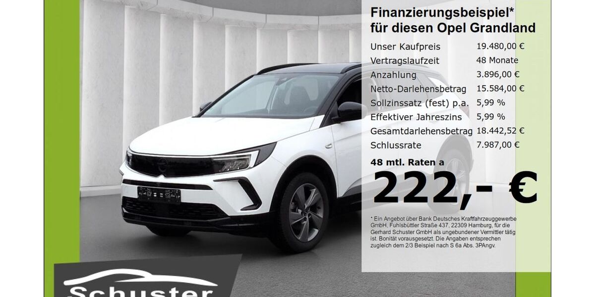 Opel Grandland (X) 45.323 km 19.480 € Ruhstorf 94099