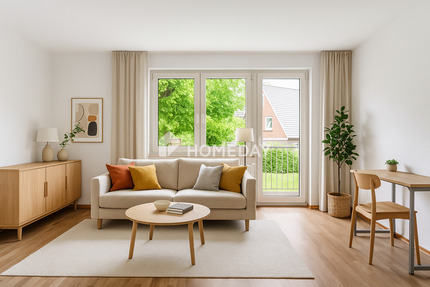 Charmante 3-Zimmer-Obergeschosswohnung mit Balkon, Gartenblick und Garage 3 zimmer