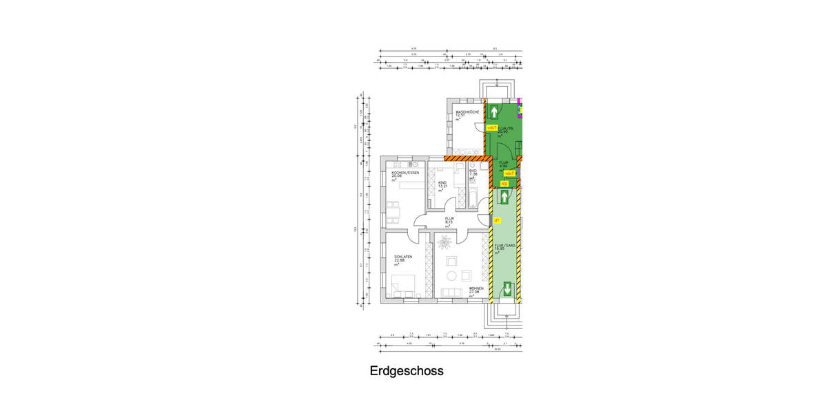 Etagenwohnung Passau Hacklberg - 3 Zimmer, 112 m&sup2;, 850&euro; | Angebot:26435573