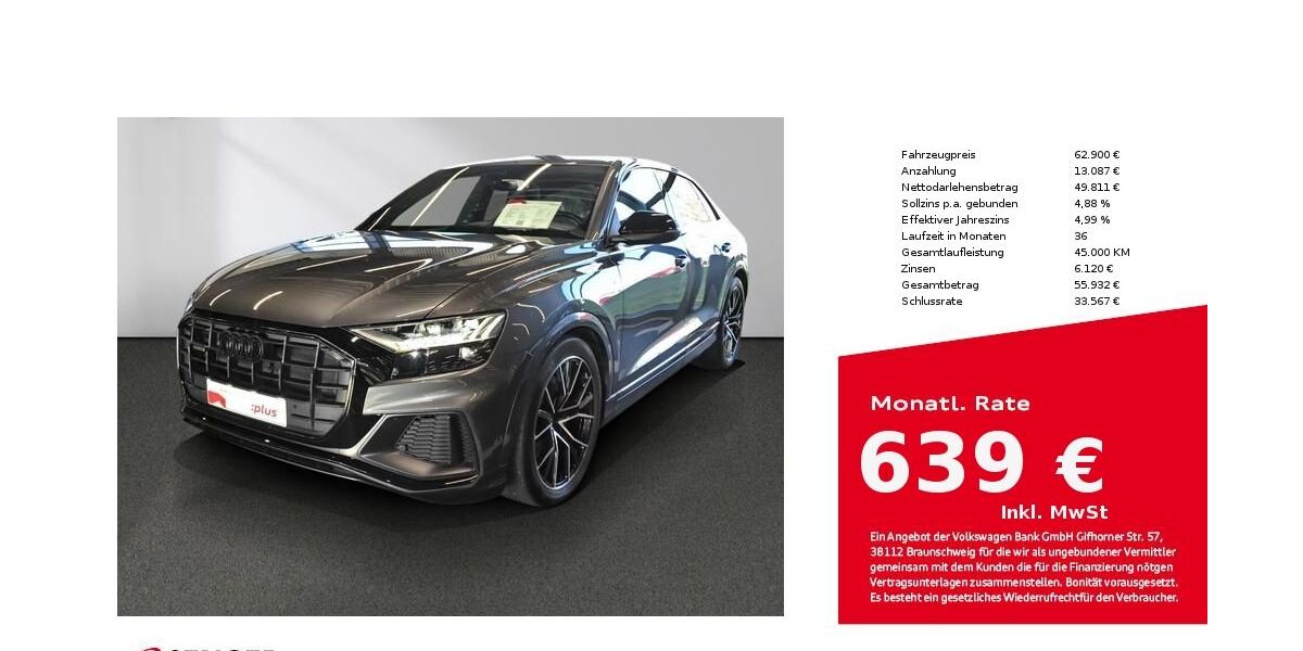 Audi Q8 69.950 km 62.900 &euro; Lübeck 23556
