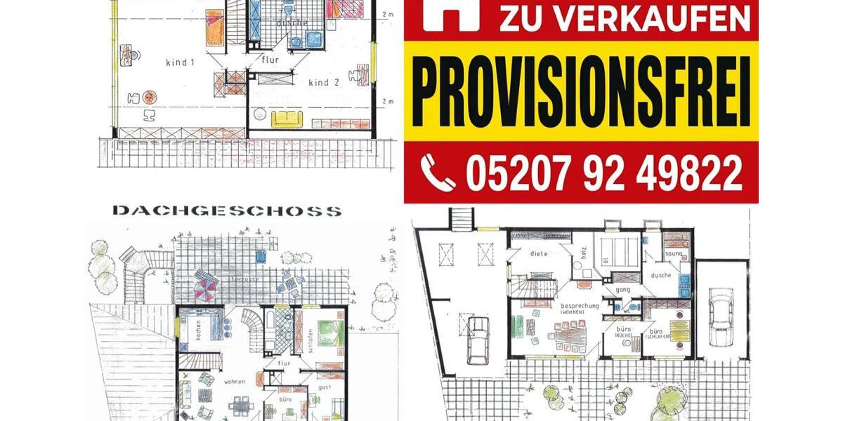Einfamilienhaus Schloß Holte-Stukenbrock Stukenbrock - 10 Zimmer, 290 m&sup2;, 595.000&euro; | Angebot:26272206
