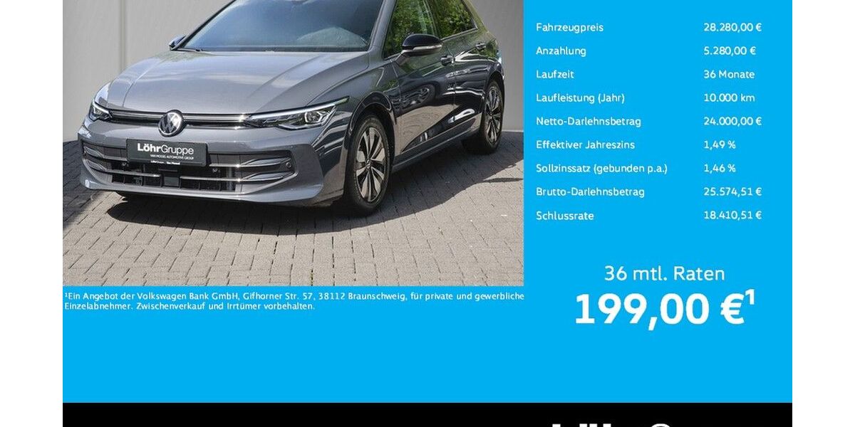 VW Golf 19.940 km 28.280 &euro; Koblenz 56076