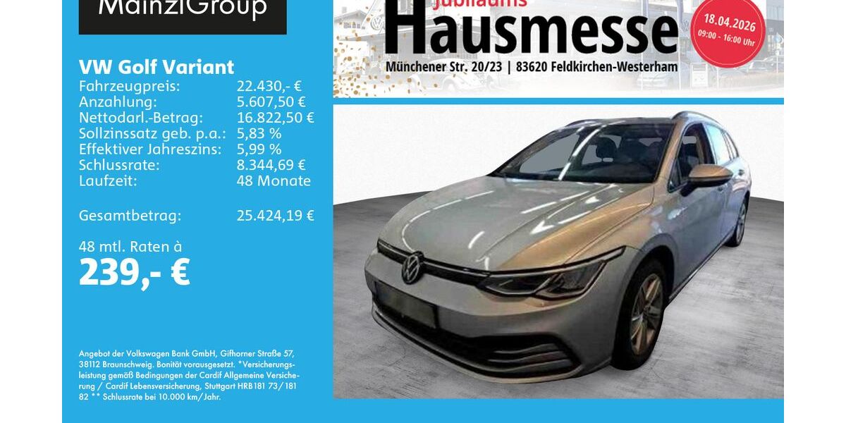 VW Golf 58.800 km 22.430 &euro; Feldkirchen/Westerham 83620