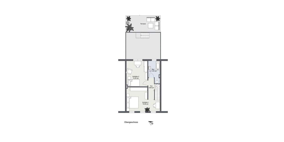Reihenmittelhaus Bremen Westend - 5 Zimmer, 100 m&sup2;, 249.000&euro; | Angebot:25608241