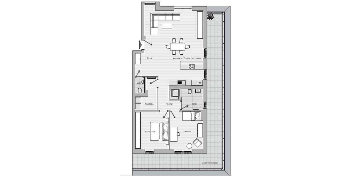 Etagenwohnung Hargesheim - 3 Zimmer, 131 m&sup2;, 1.650&euro; | Angebot:22171799