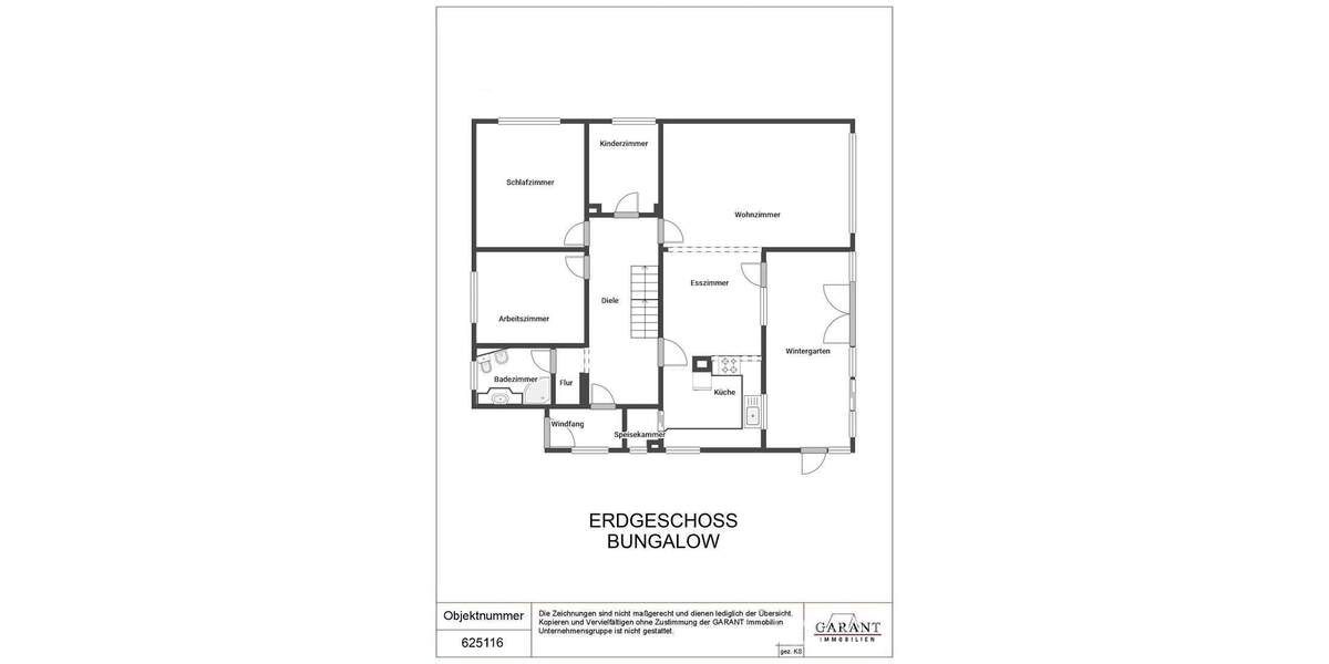 Bungalow Iphofen - 6 Zimmer, 160 m&sup2;, 1.880&euro; | Angebot:25730263