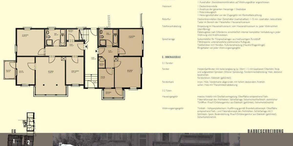 Etagenwohnung Friedrichroda - 2 Zimmer, 52 m&sup2;, 380&euro; | Angebot:25684644