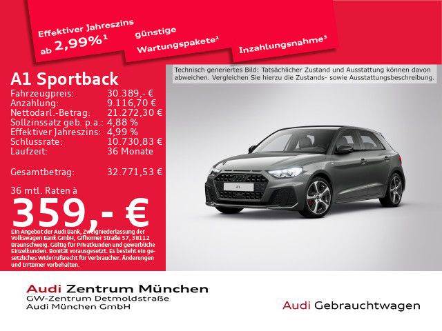 Audi A1 1.282 km 30.389 € München 80935