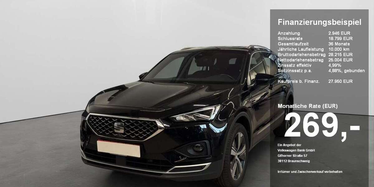 Seat Tarraco 63.755 km 27.890 &euro; Regensburg 93055