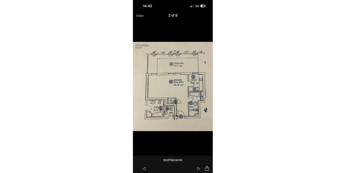 Erdgeschoßwohnung Frankfurt am Main Sachsenhausen Süd - 1.5 Zimmer, 48 m&sup2;, 295.000&euro; | Angebot:27209676