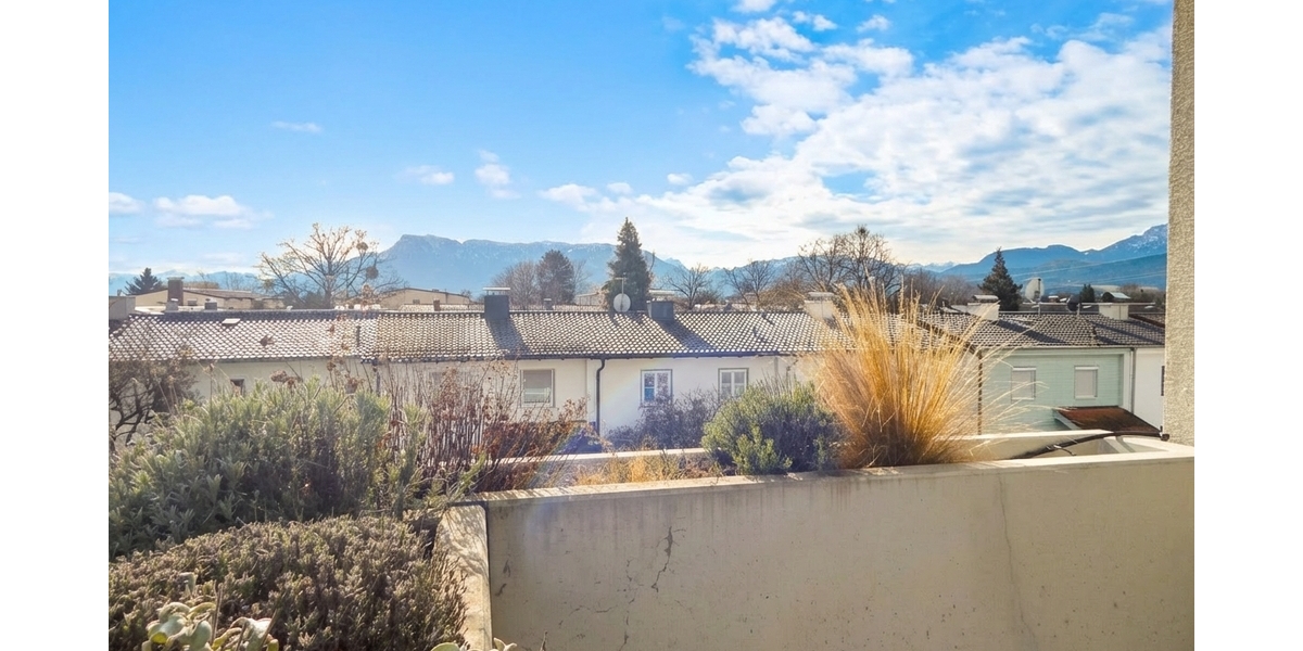 Moderne 3-Zimmer-Wohnung mit Alpenblick und Dachterrasse in Freilassing - Etagenwohnung Freilassing Freilassing | Angebot:25361692