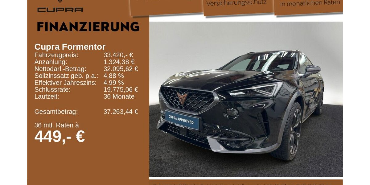 Cupra Formentor 1.001 km 33.420 &euro; Neu-Ulm 89231