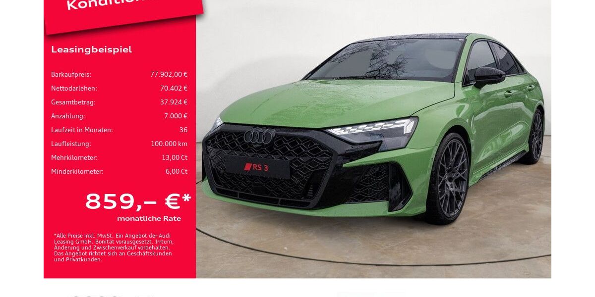 Audi RS3 4.000 km 77.902 &euro; Potsdam 14482