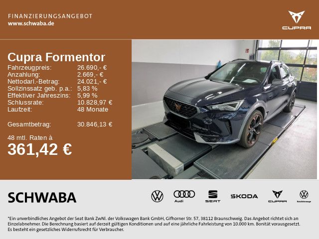 Cupra Formentor 46.000 km 25.880 € Gersthofen 86368