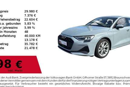 Audi A3 11.920 km 29.980 &euro; Dessau 06842