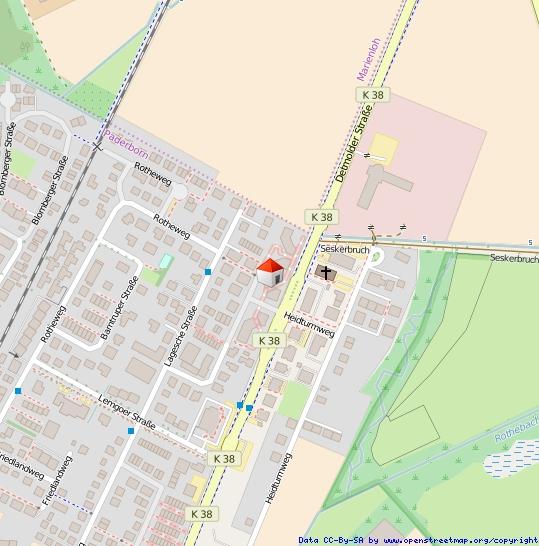 Etagenwohnung Paderborn - 1 Zimmer, 32 m&sup2;, 380&euro; | Angebot:26251426