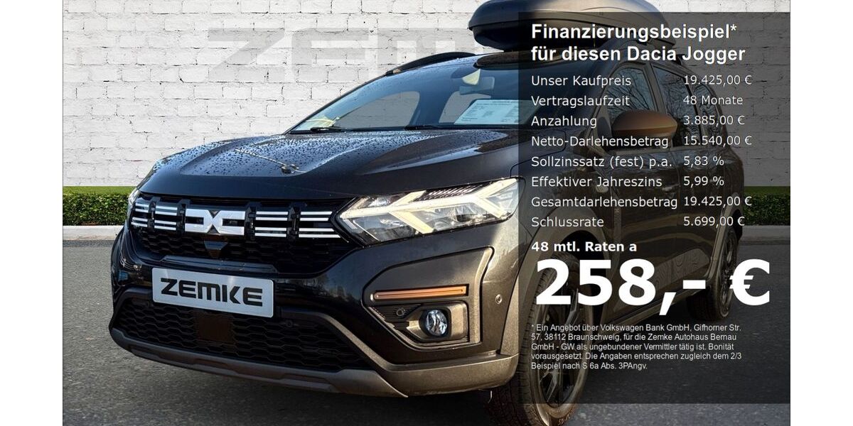 Dacia Jogger 18.481 km 18.950 &euro; Bernau 16321