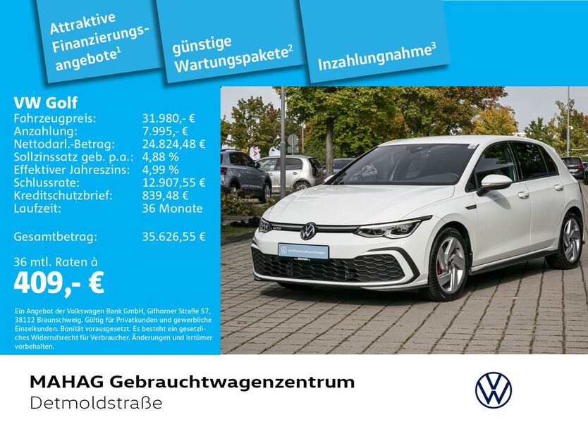 VW Golf 27.763 km 31.980 € München 80935