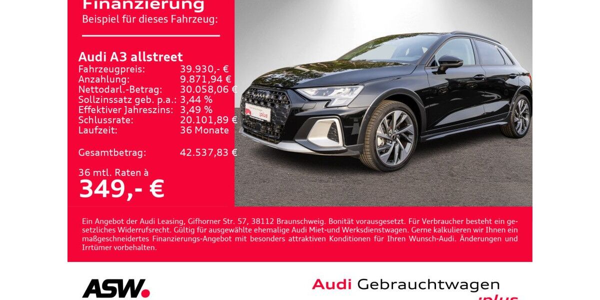 Audi A3 7.990 km 39.930 € Heilbronn 74074