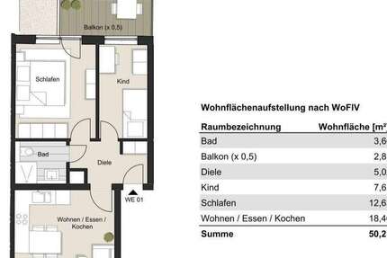 Wohnung zum Kaufen in Köln 319.000 € 50.21 m²