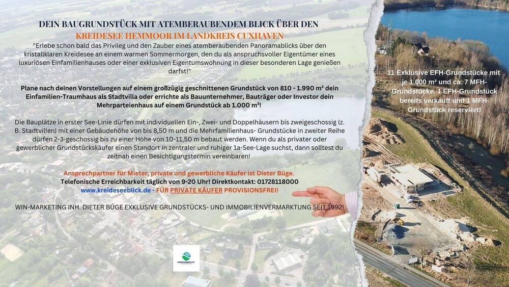 Grundstück Hemmoor Warstade Westersode - 170.000&euro; | Angebot:25716280