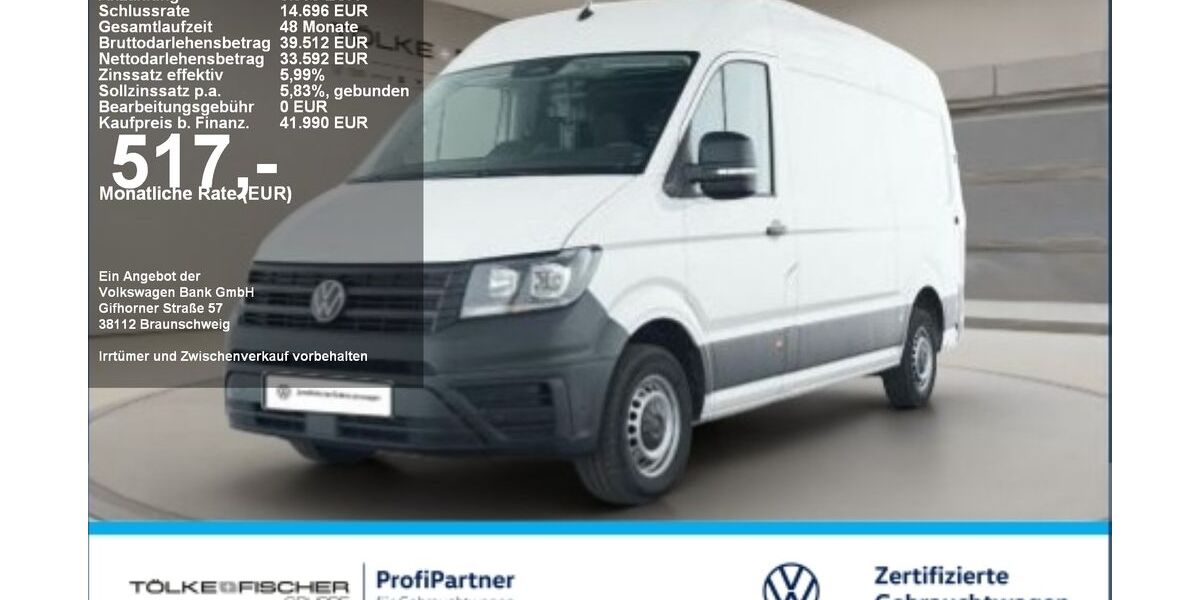 VW Crafter 18.601 km 41.990 &euro; Krefeld 47805