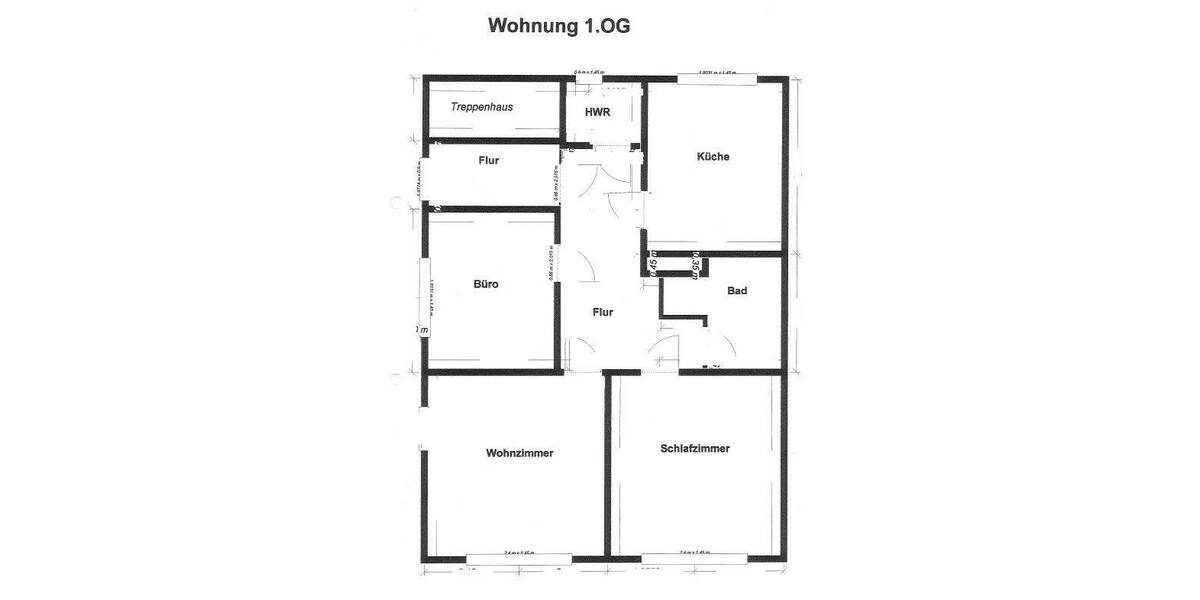 Etagenwohnung Syke Syke-Mitte - 3 Zimmer, 79 m&sup2;, 570&euro; | Angebot:25968649