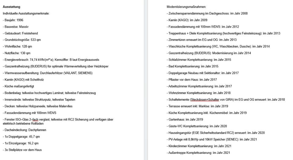 Einfamilienhaus Emmelshausen - 5 Zimmer, 128 m&sup2;, 499.900&euro; | Angebot:24361450