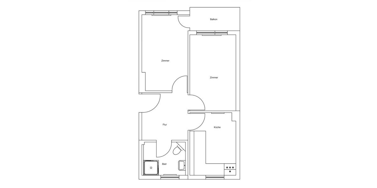 Etagenwohnung Schwentinental Klausdorf - 2 Zimmer, 57 m&sup2;, 189.000&euro; | Angebot:26020853