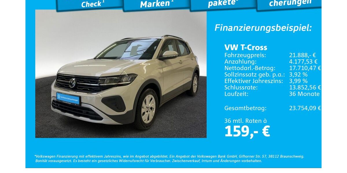 VW T-Cross 14.470 km 21.888 &euro; Hamburg 22761