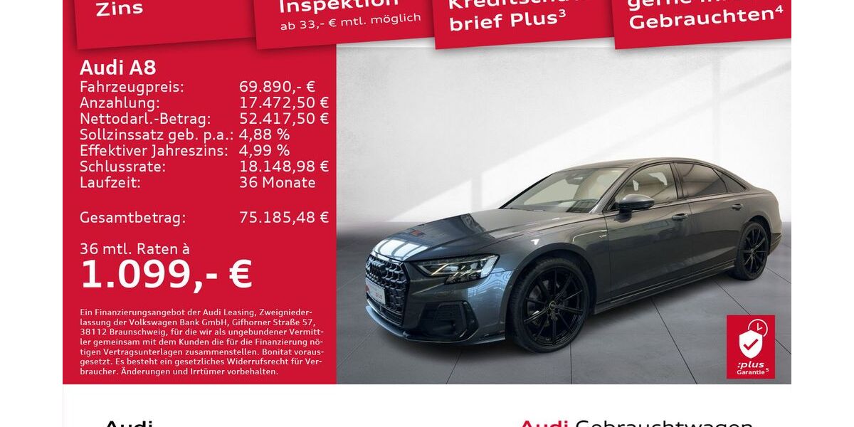 Audi A8 118.376 km 69.890 &euro; Dresden 01169