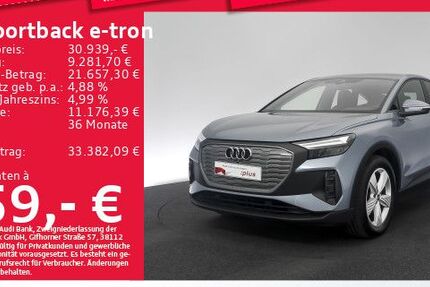 Audi Q4 e-tron 46.862 km 28.881 &euro; Eching 85386