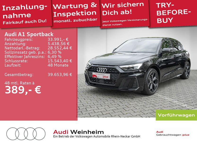 Audi A1 9.900 km 33.991 € Weinheim 69469