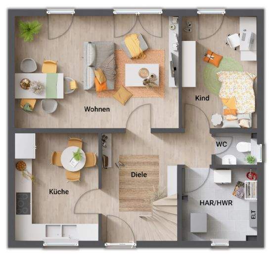 Einfamilienhaus Lüdersdorf - 6 Zimmer, 129 m&sup2;, 413.066&euro; | Angebot:26787118