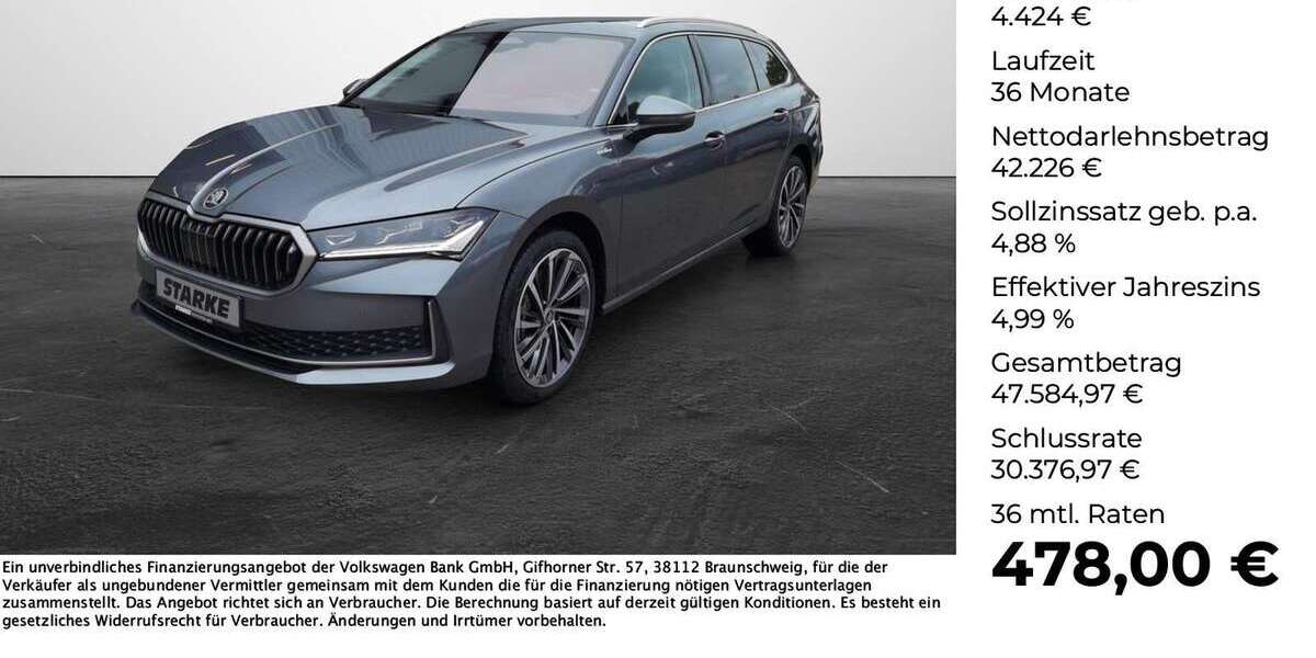 Skoda Superb 3.941 km 46.650 &euro; Osnabrueck 49084