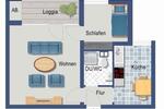 Erdgeschoßwohnung Dortmund Huckarde - 2 Zimmer, 45 m&sup2;, 108.000&euro; | Angebot:26650054