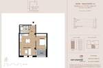 Etagenwohnung Wolfsburg Hellwinkel - 2 Zimmer, 55 m&sup2;, 789&euro; | Angebot:25796370