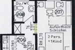 Etagenwohnung Bad Wilsnack - 1 Zimmer, 25 m&sup2;, 550&euro; | Angebot:25436832